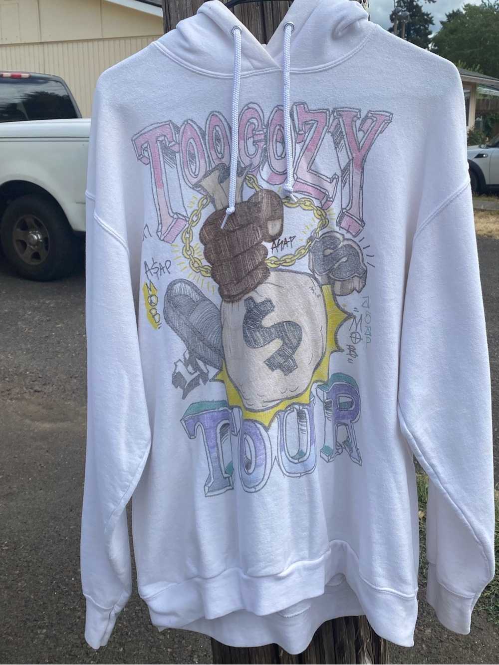 A$AP Mob Tour Hoodie Size Medium